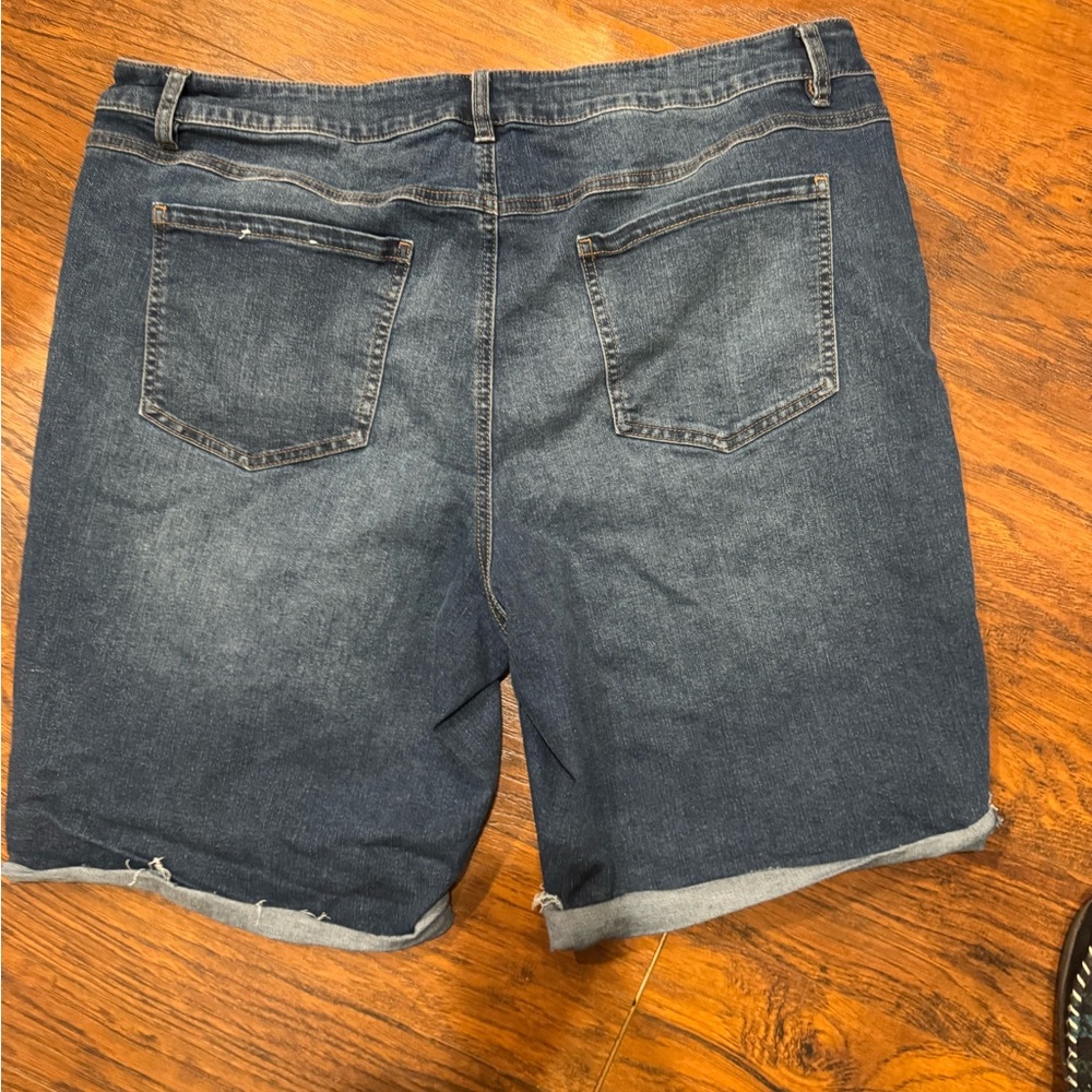 Jean shorts, size 22W